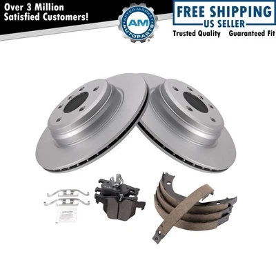 Kit de pastillas de freno trasero y rotor para BMW 335i 2013 335i xDrive 2012-2013 Foto 1 de 4