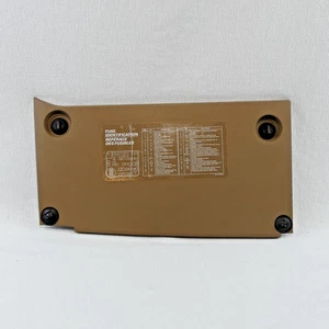 1987-1991 Ford Bronco F150 F250 F350 Fuse Panel Trim Cover Chestnut Tan Clips - Picture 1 of 6