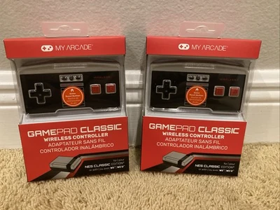 Lot 2 NEW & SEALED GamePad Classic Wireless Controller for NES Classic Edition  - Image 1 of 4