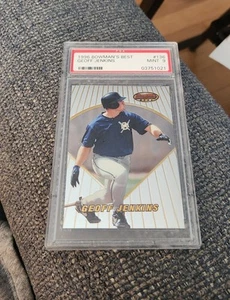 1996 Bowmans Best Baseball Geoff Jenkins #136 RC PSA 9 Milwaukee Brewers - Picture 1 of 2