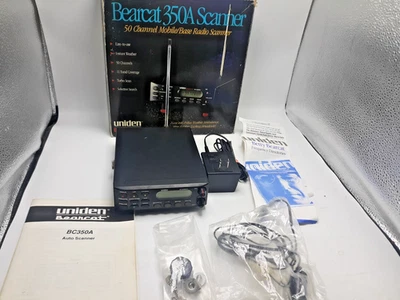 Uniden Bearcat BC350A Mobile/Base Scanner 50 Channel W/ Box and Manual - Image 1 of 4