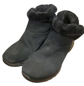 Botas de nieve Skechers para mujer 9,5 On The Go Joy cuero negro imitación piel 15501 - Imagen 1 de 5