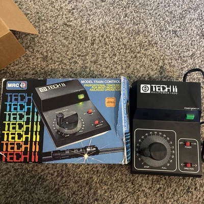 MRC Tech II Railpower 1400 Model Train Hobby Transformer Power Control TESTED - Image 1 of 3