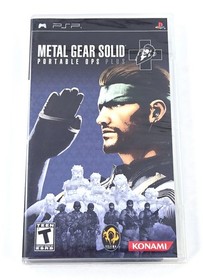 METAL GEAR SOLID PORTABLE OPS PLUS NEW SEALED 2007 Authentic Playstation PSP