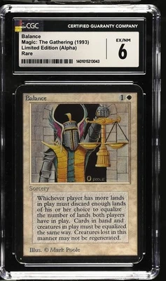 BALANCE Alpha Rare CGC 6 Vintage MTG [Nostalgium] - Image 1 of 2