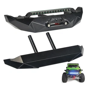 Metal Front Rear Bumper For 1/10 TRX4 Axial SCX10 II 90046 RC Crawler Car Parts - Picture 1 of 31