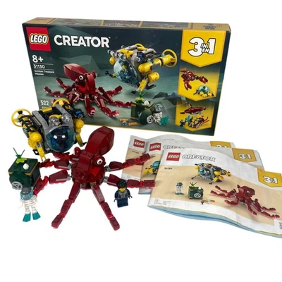 LEGO Creator 31130 Sunken Treasure Mission Retired 3 In 1 Set 100% Complete - Image 1 of 4