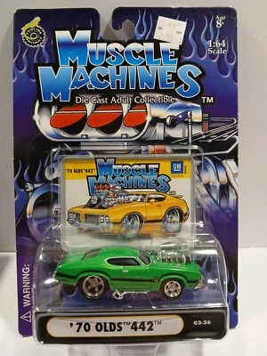 Funline Muscle Machines '70 OLDS 442 1:64 Diecast 03-36 - Image 1 of 2