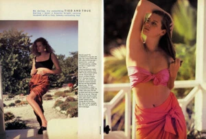 1986 Arthur Elgort Isabelle Townsend 8-page MAGAZINE EDITORIAL - Picture 1 of 4