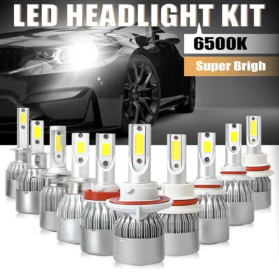 20PCS C6 H1 H4 H7 9005 9006 H11 H13 9004 9007 LED Headlight Kit Hi/Lo Beam Bulbs - Image 1 of 4