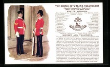 Artist AK The Prince of Wales' Volunteers, South Lancashire Regiment, 40th Fo 