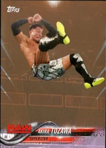 2018 Topps WWE Wrestling Card Insert Bronze Parallel #4 Akira Tozawa - Picture 1 of 2