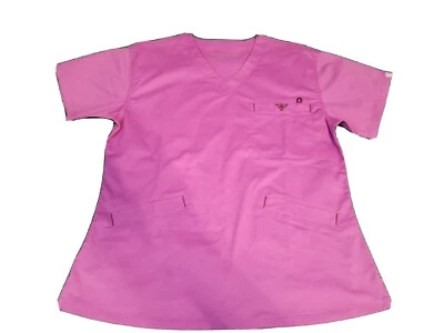 Blusa Médica Diaria Talla Pequeña con Bolsillos Nueva con Etiquetas my Med Couture Bonita Top Púrpura $$ Foto 1 de 4