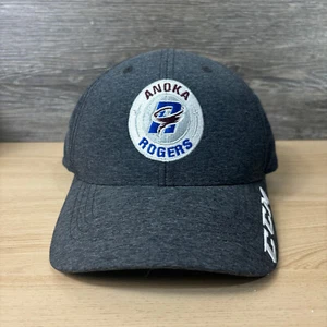 Anoka Rogers Hat Cap Snapback Gray CCM Hockey High School Minnesota - Picture 1 of 9