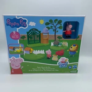 Peppa Pig Peppa's Day at the Zoo Experience Hasbro Kids Toy Figures Lion Duck - Picture 1 of 2