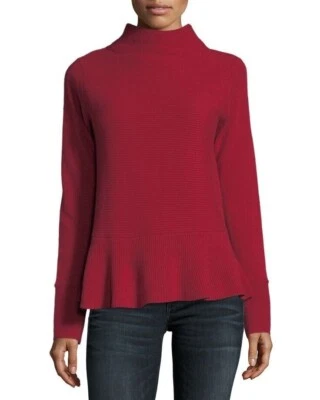 SUÉTER NEIMAN MARCUS LA COLECCIÓN CASHMERE ROJO 100% CACHEMIR TALLA S Foto 1 de 4