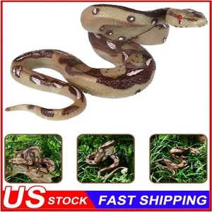 Fake Realistic Mini Rattlesnake Snake Scary Toy, Prank Party Joke Halloween Prop - Picture 1 of 13