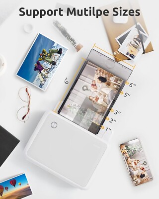 HPRT 4x6 Photo Printer - Portable, Wireless, ...