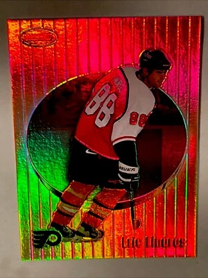 1998 ERIC LINDROS BOWMAN’S BEST REFRACTOR #/400 INSERT SP FLYERS HOF ! RARE !!!! - Image 1 of 4