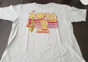 Cleveland Cavaliers NBA Adidas 2016 Locker Room Edition Gray T-Shirt L NWOT - Picture 1 of 9