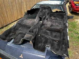 1986-1991 MAZDA RX7 FC OEM BLACK FLOOR CARPET CONVERTIBLE - Picture 1 of 12