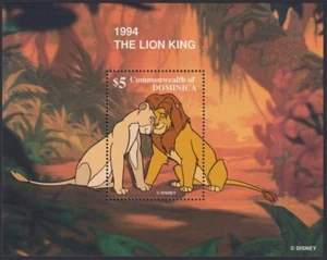 DISNEY - 1997 'DISNEY SWEETHEARTS - Simba & Nala' Miniature Sheet MNH [E2060] - Bild 1 von 1