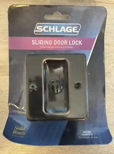 Serratura privacy porta tascabile scorrevole bronzo invecchiato Schlage SC991B-716 - Foto 1 di 2