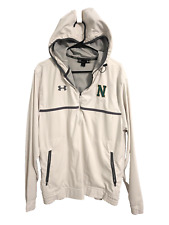 Under Armour mens large hoodie pullover Notre Dame Fighting Irish jacket ivory
