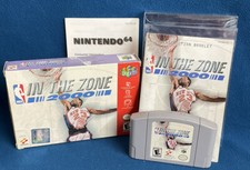 NBA: In the Zone 2000 (Nintendo 64, 1999) Nintendo Box Manual Protector CIB Nice