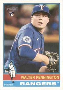 2025 Topps Heritage Now MLB Baseball Walter Pennington Rookie RC Chrome SP - Picture 1 of 1