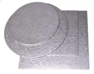 Cake Boards Thick 1.75MM Base Very Strong Round / Square Card - Picture 1 of 3