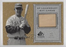 2001 SP Legendary Cuts Legendary Bats Mel Ott #B-MO HOF