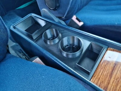 Portavasos NEGRO Mercedes Benz W124 200E 220E 230E 250D 300D Tamaño UE Foto 1 de 4