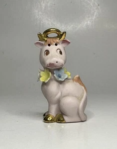 Vintage Napco Holy Cow Shaker H Newhauser Multicolore Made in Giappone Kitsch Farmhouse Fig - Foto 1 di 9