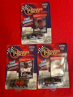 Winners Circle Dale Earnhardt & JR Cool Customs NASCAR Lote de 3 Nuevo Sellado 1:64 Foto 1 de 4