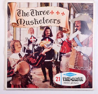 Paquete/folleto de 3 carretes View Master The Three Musketeers B426E - GE1 Foto 1 de 4