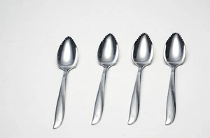 MCM Oneida Community Twin Star SS Flatware Grapefruit Spoons - Set of 4 - EUC - Picture 1 of 4