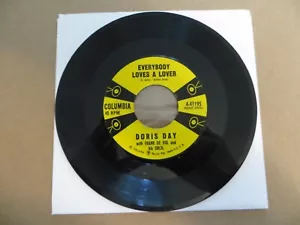 Doris Day – Everybody Loves A Lover - 1958 Columbia 4-41195 7" Single VG/Generic - Picture 1 of 2