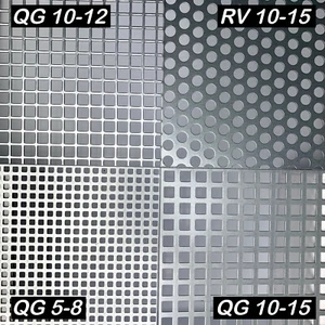 Stahl Verzinkt Lochbleche QG10-12 t=2mm RV10-15 QG5-8 QG10-15 t=1,5mm - Bild 1 von 9