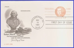 USA5 #UY34 U/A ARTMASTER FDC   Robert Morris - Picture 1 of 1