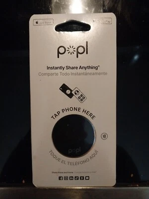 Popl Black Instantly Share Anything! Popl Direct - Image 1 of 4