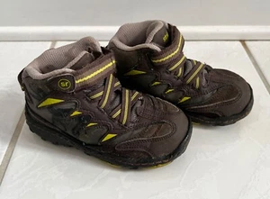Stride Ride Boy's Carnivore Boot/Shoes Size 9-W Toddler Brown USED - Picture 1 of 7