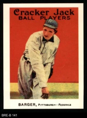 1915 Cracker Jack Reprint #141 Cy Barger 8 - NM/MT - Image 1 of 2