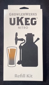 Growlerwerks Ukeg Nitro Refill kit with Gas and Filters. New.