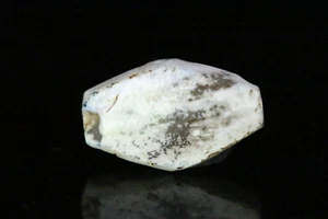 Antigua cuenta tibetana Chung blanca ágata cornalina Dzi 18x10 mm #C533 hallazgo raro - Imagen 1 de 4