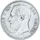 [#848106] Coin, Belgium, Leopold II, 5 Francs, 5 Frank, 1873, VF, Silver, KM:24
