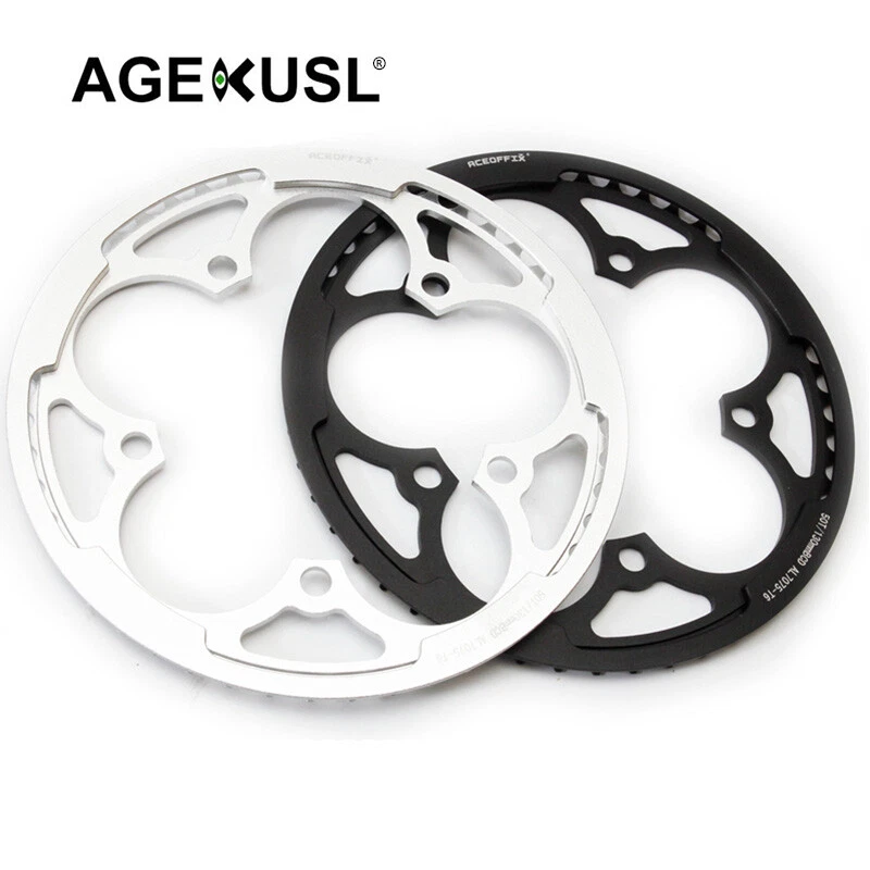 Bike Chainring Chainwheel 130 BCD 50T Alloy Guard Single Speed For Brompton - Image 1 of 4