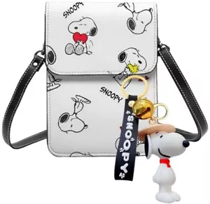 Snoopy smartphone pouch shoulder bag for women, cute, crossbody, lightweight 03 - Picture 1 of 7