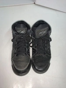 599606-013 Nike Air Jordan Flight Black/Black Sz 5Y - Picture 1 of 8