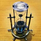 Decor Brass Sand Timer Hourglass Wheel Compass Base &amp; Hanging Antique Gift